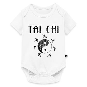 Tai Chi Tai Chi Geschenk Für Fans der Chinesische - Baby Premium Kurzarmbody - Weiß - Vorne