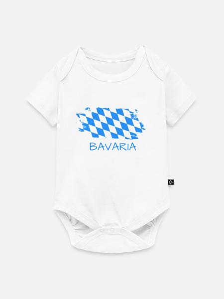 Bavaria - Baby Premium Kurzarmbody - Weiß