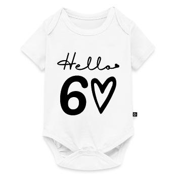 hello 60. 60th birthday - Baby Premium short-sleeve bodysuit - white - Front