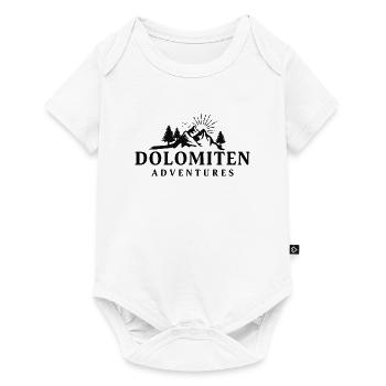 Montagnes Dolomites Italie Amoureux de la nature Randonnée - Body à manches courtes Premium Bébé - blanc - Devant