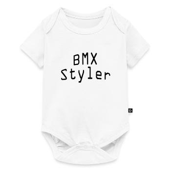 BMX Styler - Baby Premium short-sleeve bodysuit - white - Front