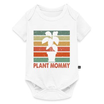 Plant Mommy Graphic Gardener Gardening Horticultur - Baby Premium Kurzarmbody - Weiß - Vorne
