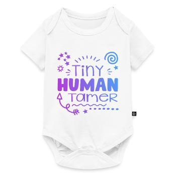 Tiny Human Tamer Daycare Provider Babysitting Dayc - Baby Premium Kurzarmbody - Weiß - Vorne