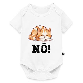 Nope Just Nope No No Cat Cat Funny Saying - Baby Premium short-sleeve bodysuit - white - Front