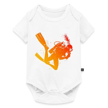 Plongée sous-marine Plongeur Homme Plongée Plongée Plongée - Body à manches courtes Premium Bébé - blanc - Devant