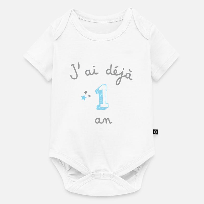 J'ai déjà un an - Body à manches courtes Premium Bébé - blanc
