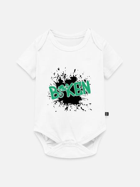 biken - Baby Premium Kurzarmbody - Weiß
