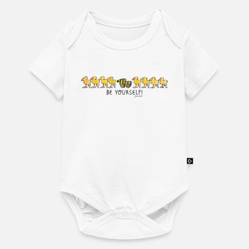Janosch Tigerente Be Yourself - Baby Premium Kurzarmbody - Weiß