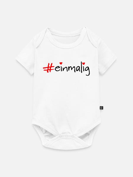 einmalig - Baby Premium Kurzarmbody - Weiß