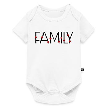 Famille - Body à manches courtes Premium Bébé - blanc - Devant