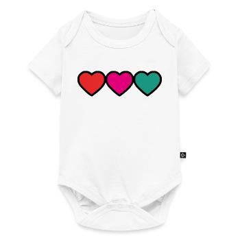 COUPLE. VALENTINE'S DAY. HEART. CHRISTMAS. JUST MARRIED. - Baby Premium short-sleeve bodysuit - white - Front