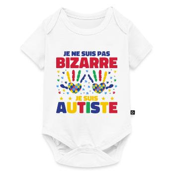 I'm not weird, I'm autistic - Baby Premium short-sleeve bodysuit - white - Front