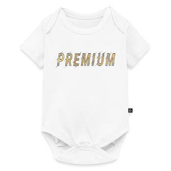 Édition premium super qualité - Body à manches courtes Premium Bébé - blanc - Devant