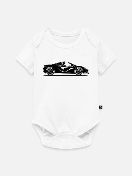 Auto Cabrio Symbol - Baby Premium Kurzarmbody - Weiß