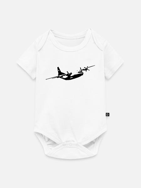 An-12 - Baby Premium Kurzarmbody - Weiß