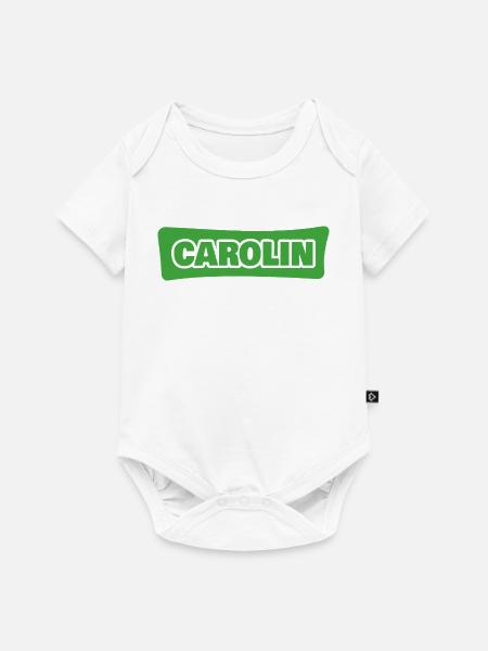 Carolin - Baby Premium Kurzarmbody - Weiß