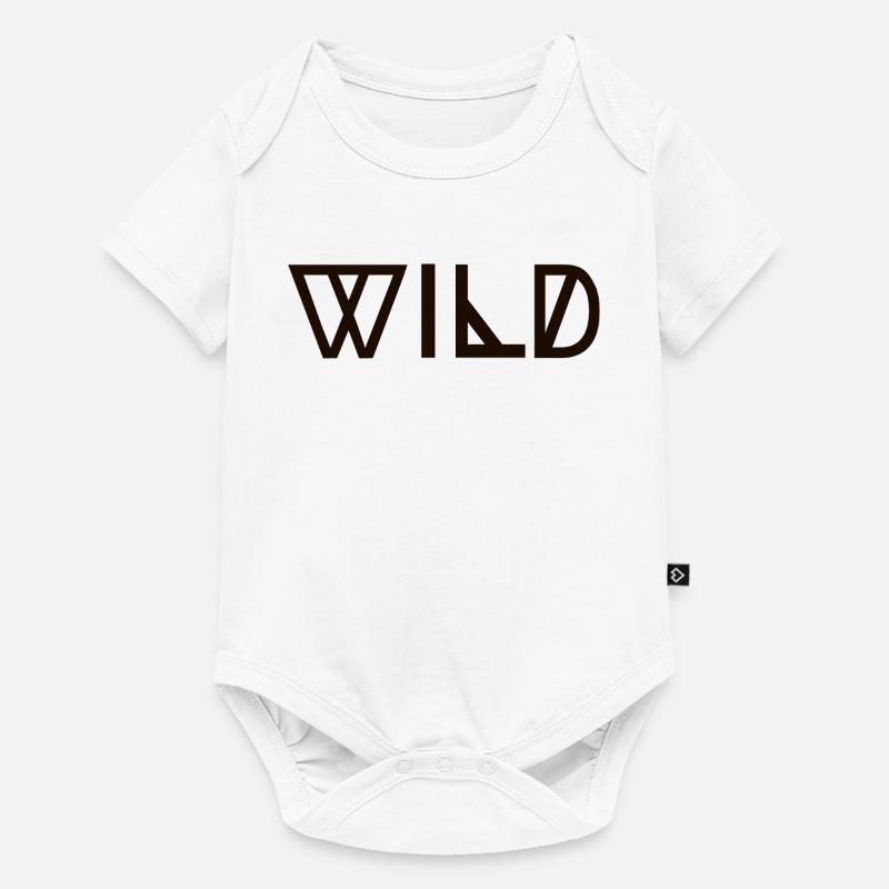 Sauvage - Body à manches courtes Premium Bébé - blanc