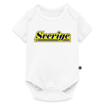 Sweden Flag Sverige - Baby Premium short-sleeve bodysuit - white - Front