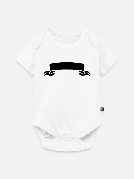 Banderole - Baby Premium Kurzarmbody - Weiß