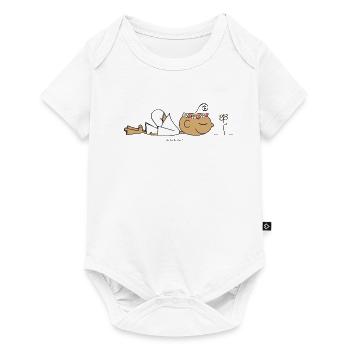 Chill out - Baby Premium Kurzarmbody - Weiß - Vorne