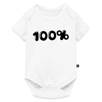 100% - Baby Premium short-sleeve bodysuit - white - Front