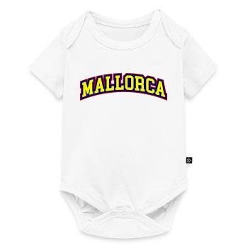 Lettrage de Majorque - Body à manches courtes Premium Bébé - blanc - Devant