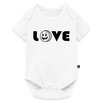 Amour Amour - Body à manches courtes Premium Bébé - blanc - Devant