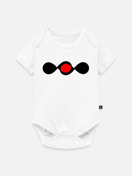 Red Infinity Spotlight - Baby Premium Kurzarmbody - Weiß
