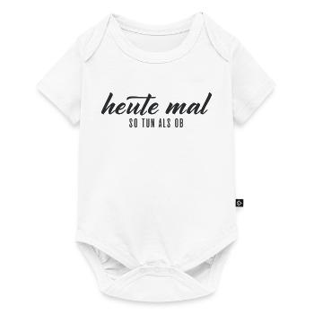Imaginez aujourd’hui – typographie - Body à manches courtes Premium Bébé - blanc - Devant