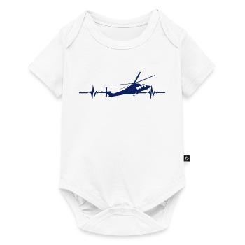 Hélicoptère Hélicoptère Heartbeat - Body à manches courtes Premium Bébé - blanc - Devant