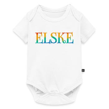 Elske  - Baby Premium Kurzarmbody - Weiß - Vorne