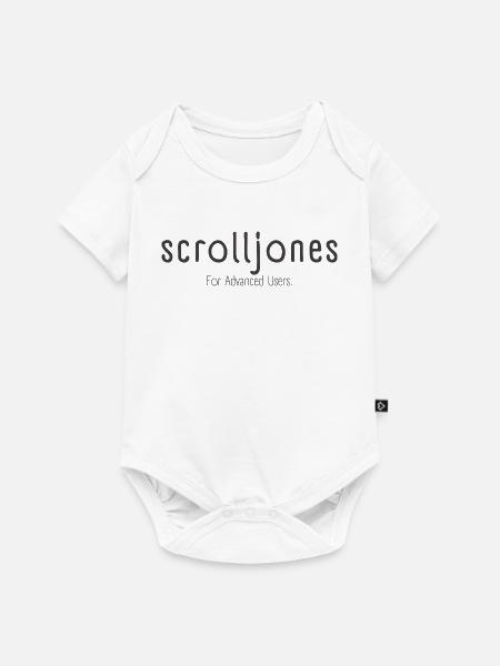 Scrolljones – For Advanced Users - Statement - Baby Premium Kurzarmbody - Weiß