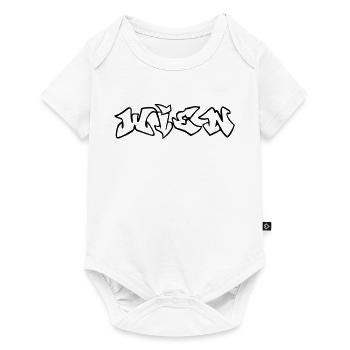 Wien - Baby Premium Kurzarmbody - Weiß - Vorne