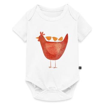 Hen and Chicks - Baby Premium short-sleeve bodysuit - white - Front