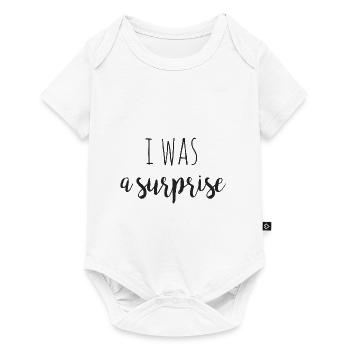 J'ai été une surprise - Design for Twins - Body à manches courtes Premium Bébé - blanc - Devant
