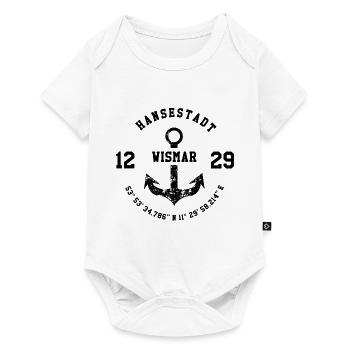 Hanseatic city Wismar - Baby Premium short-sleeve bodysuit - white - Front