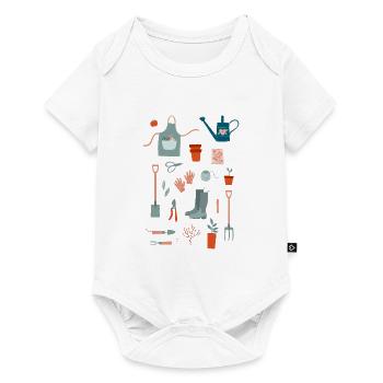Gardening - Baby Premium short-sleeve bodysuit - white - Front