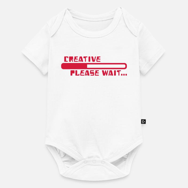 creative - Body à manches courtes Premium Bébé - blanc