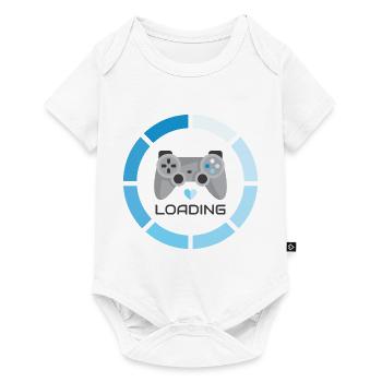 Chargement Joueur Bleu - Body à manches courtes Premium Bébé - blanc - Devant