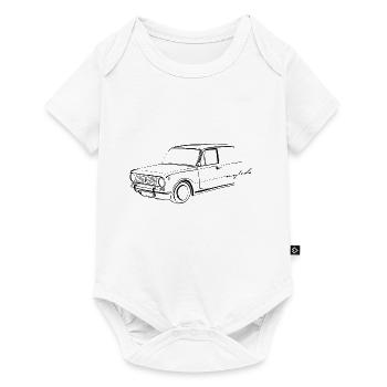 ZAZdesign® Lada Auto Klassiker | Classic Cars - Baby Premium Kurzarmbody - Weiß - Vorne