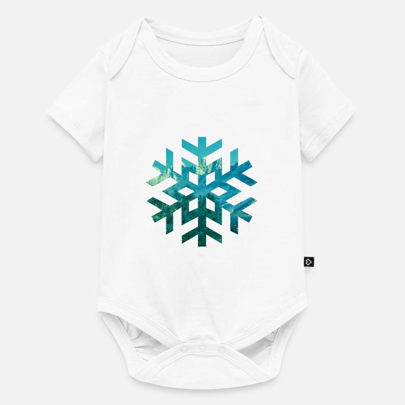 Schnee - Baby Premium Kurzarmbody - Weiß