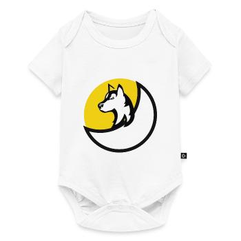 German shepherd dog - Baby Premium short-sleeve bodysuit - white - Front