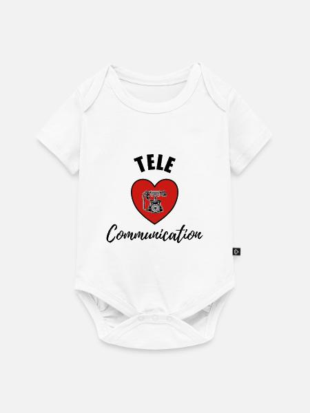 Telecommunication - Baby Premium Kurzarmbody - Weiß