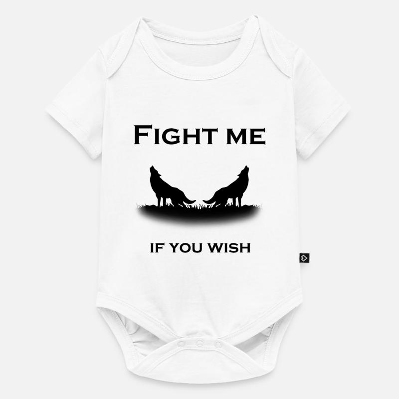 Wölfe Wolfpack - Baby Premium Kurzarmbody - Weiß