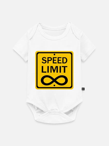 Speed Limit - Baby Premium Kurzarmbody - Weiß