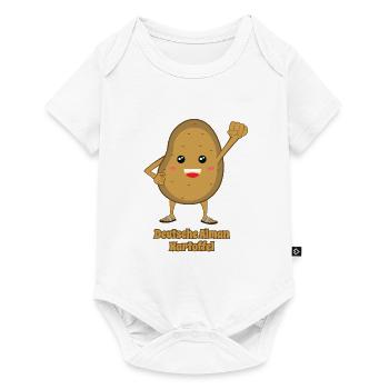 Deutsche Alman Kartoffel - Baby Premium Kurzarmbody - Weiß - Vorne