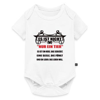 Tier Es ist nicht Nur ein Tier - Baby Premium Kurzarmbody - Weiß - Vorne