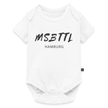 MSBTTL - Eimsbüttel Hamburg - Baby Premium Kurzarmbody - Weiß - Vorne