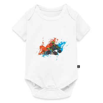 quad bike - Baby Premium short-sleeve bodysuit - white - Front