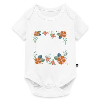 Des fleurs - Body à manches courtes Premium Bébé - blanc - Devant